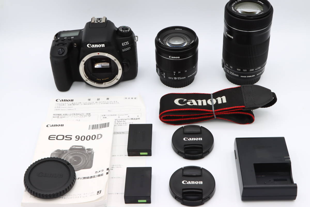Canon EOS 9000D ダブルレンズズームキット+単焦点レンズセット www