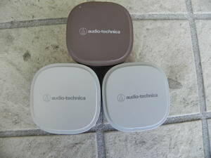 中古　＊ 　audio-technica イヤフォン充電器　３点　（ジャンク扱い）：　JK-001