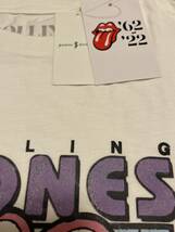 新品 希少！大人気！JS別注 THE ROLLING STONES/ザ ローリング ストーンズ半袖Tシャツ【AMERICAN TOUR】白Ｍ_画像7