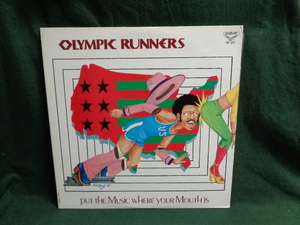 オリンピック・ランナーズOLYMPIC RUNNERS/バンプで踊ろうPUT THE MUSIC WHERE YOUR MOUTH IS●LP