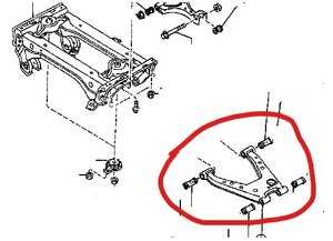 左右セット！！ 純正！未使用！ マツダ ロードスター 初代 MX5 MX-5 NA NA8C ロアーアーム ロアアーム 1995/08～ 00918-1