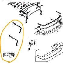 希少！左右フルセット！ マツダ ロードスター MX5 MX-5 NA NA6CE 後期 ソフトトップ サイド ウェザーストリップ リテーナー 一式 00982-1 _画像8