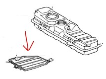 トヨタ MR-S MRS ZZW30 後期 純正 新品 フューエルタンク プロテクター 左（検 燃料タンク ガード エンジン MR2 01048-2_画像1