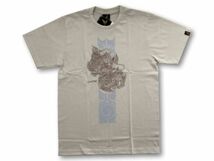Line THAI (ラインタイ)／双獅子 柄　Тシャツ（サンドベージュ）【Ｍサイズ】【タイ】_画像1