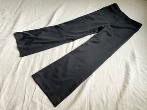 18SS Deuxieme Classe ドゥーズィエム クラス PAN パン FLARE WOOL PANTS フレア ウール ストレッチ パンツ 黒 ブラック 34 レディース◇12