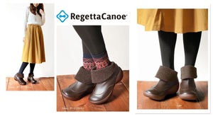  новый товар! Regetta Canoe (ligeta каноэ ) женский asimeto Lee Wedge подошва с обратной почтой вязаный ботиночки -