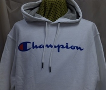 Champion スエットパーカーU.S.AサイズL（日本サイズ3L～）白 インポート製品_画像6