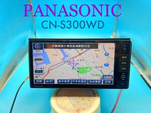 即決★パナソニックストラーダ　CN-S300WD 地デジ フルセグ Bluetooth audio Panasonic DVD SD ビデオ//