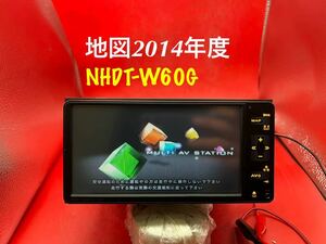 即決★格安★トヨタ純正 HDDナビ　NHDT-W60G Bluetooth ワンセグ　 AUX SD HDD録音　TOYOTA 地図2014年度