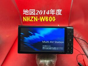 即決■トヨタ純正 HDDナビ NHZN-W60G DVD Bluetooth 動作確認済み 地図データ2014年秋版■