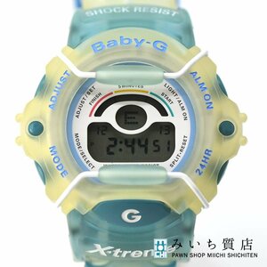 質屋 CASIO カシオ Baby-G ベビーG BG-340XS-2T X-treme イエロー ブルー クリアスカイ 30k354-16 みいち質店