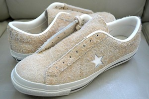 新品未使用 CONVERSE コンバース ONE STAR J SUEDE ワンスター 日本製 MADE in JAPAN スエード ベージュ US8.5 27センチ 定価23,100円