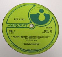 ☆彡 英國盤 Deep Purple Deep Purple [ UK ORIG '69 Harvest SHVL 759]_画像7