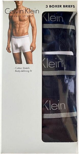 Calvin Klein BOXER BRIEFS カルバンクライン ボクサーブリーフ ボクサーパンツ 3点セット サイズ：L