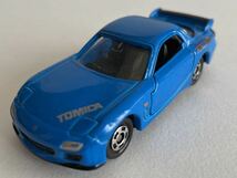 トミカ 組み立て工場 第15弾 マツダ RX-7 青 ブルー シート黒 組立工場 トミカファクトリー トミカショップ 中古 即決_画像1