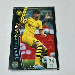 ♪♪WCCF FOOTISTA 2020 EXTRA レオナルド・バレルディ Leonardo Balerdi Borussia Dortmund RU後 ♪三点落札で普通郵便送料無料♪