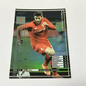 ♪♪WCCF 15-16 RGS アダム・ララーナ Adam Lallana Liverpool FC 未変換♪三点落札で普通郵便送料無料♪