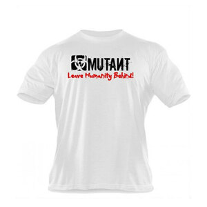 [ free shipping ]MUTANT Logo T-shirt white L size * training Jim wear 