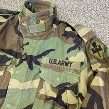 80s 米軍 US ARMY M-65 フィールドジャケット ウッドランドカモ 迷彩 SMALL-SHORT ミリタリー ジャケット ヴィンテージ_画像2