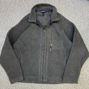 2001年製 USA製 patagonia SYNCHILLA フリース ジャケット L グレー フルジップ パタゴニア シンチラ 25391 90s ヴィンテージ