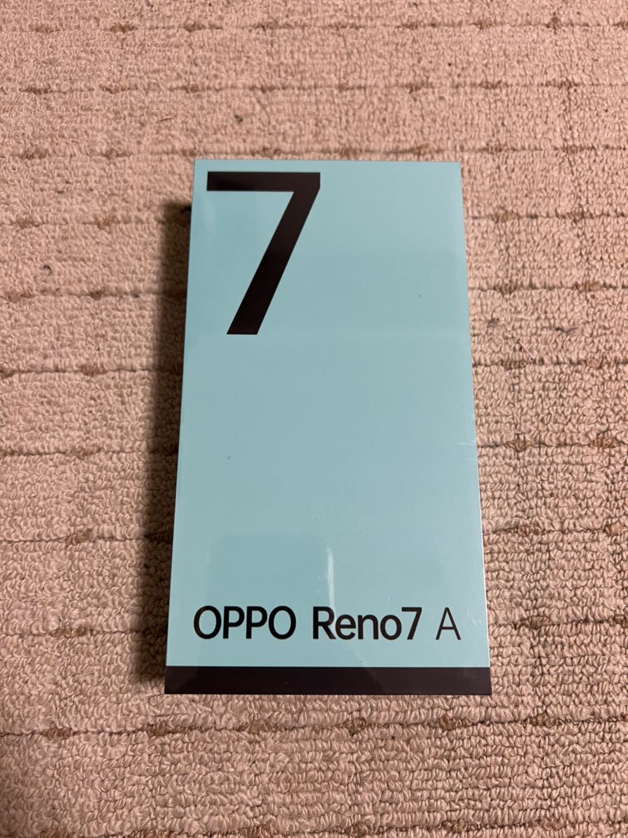 ☆送料無料☆ 新品 未使用 未開封OPPO Reno7 A ワイモバイル ドリーム