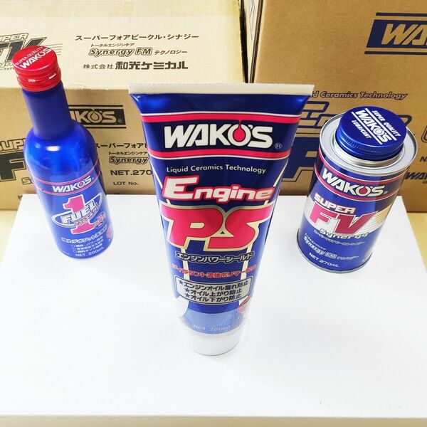 送料込み　WAKO'S　オイル交換　おすすめ　寒い冬のエンジンへの負担を軽減　 フューエルワン パワーシールド フォアビークル