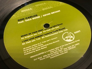 12”★Don Carlos Feat. Taka Boom / Kevin Bryant / Music Of Your Mind / I Can Love Nobody / ヴォーカル・ハウス！