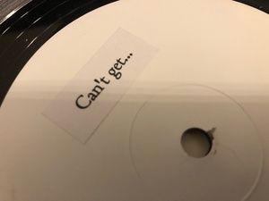 12”★Can't get / エレクトロ・ヴォーカル・ハウス！