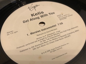 12”★Kelis / Get Along With You / David Morales / ヴォーカル・ハウス・ミックス！