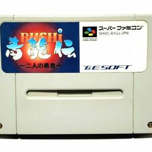 SFC　BUSHI青龍伝～二人の勇者～　 スーパーファミコン　説明書付き