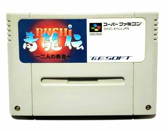 SFC　BUSHI青龍伝～二人の勇者～　 スーパーファミコン　説明書付き