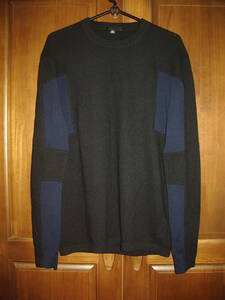 HELMUT LANG ヘルムートラング 03AW Panel Design Knit Sweater パネル デザイン ニット セーター 44 初期 本人期 イタリア製