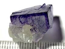 【珍品】【ケース入り】貴州省産の溶解した様な蛍石・7・5g（中国産鉱物標本）_画像3
