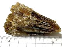 貴州省産琥珀色アラゴナイト（アンバーカルサイト）・89g（中国産鉱物標本）_画像4