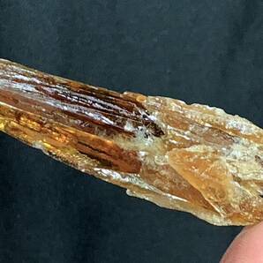貴州省産琥珀色アラゴナイト（アンバーカルサイト）・3-8・13g（中国産鉱物標本）の画像8