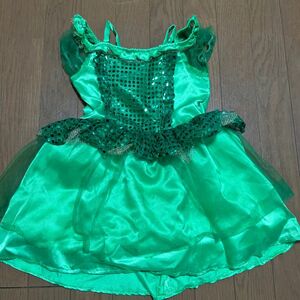 ティンカーベル コスプレ コスチューム ドレス 女の子 120 ディズニー プリンセス ハロウィン Halloween 仮装