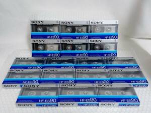 未開封+廃盤品+難あり　SONY　HF-ES 90 ×17本　NORMAL POSITION TYPE Ⅰ　カセットテープ