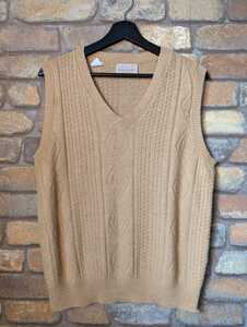 ☆70-80年代☆ ビンテージ BrianMacNeil KnitVest ニットベスト Lサイズ 70s 80s