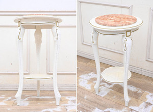 EZ231 Italy style antique style ro here style Classic marble cat legs white furniture stand for flower vase ornament pcs lamp table objet d'art pcs flower base 