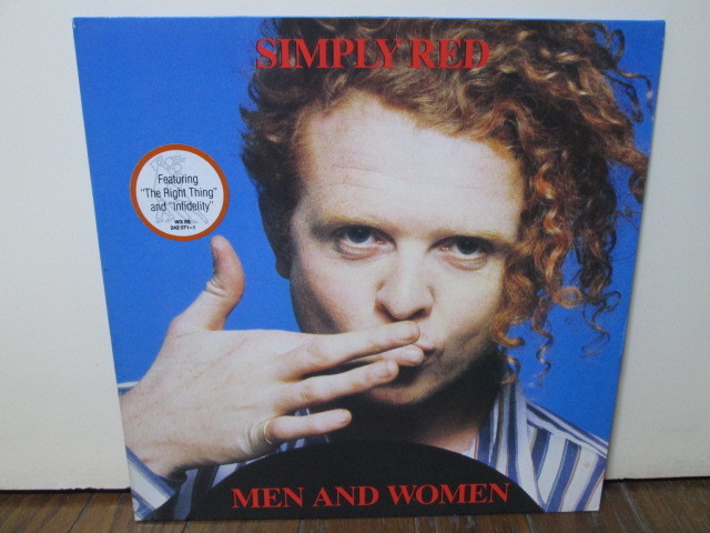 GERMAN-original Men And Women (analog) Simply Red アナログレコード vinyl