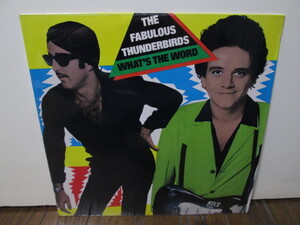 盤質A US-original What's The Word (Analog) The Fabulous Thunderbirds アナログレコード vinyl