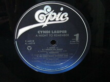 US-original MAT:1A/1A STERLING刻印 DMMカット A Night To Remember (Analog) シンディ・ローパー Cyndi Lauper アナログレコード vinyl_画像7