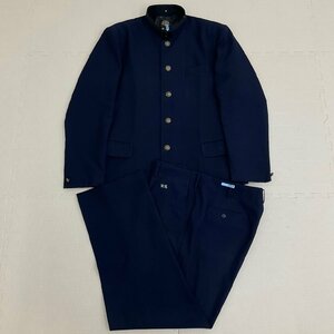 (Y)U876 (中古) 山形県 私立 日本大学山形高校 男子学生服 上下セット /旧制服/175A/W94/学ラン/ズボン/レギュラーカラー/紺/冬服/制服/