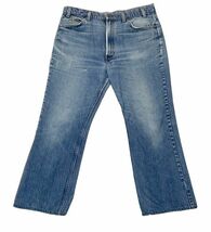 80's 米国製 リーバイス LEVI'S 517 ブーツカット フレアパンツ オレンジタブ 裾チェーンステッチ 実寸W92L73cm [ta-0579]_画像1