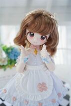 BJDドール用ウィッグ MDD/kumako/DDサイズ通用 全4色 8-9インチ 球体関節人形 doll_画像4