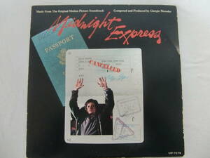 O.S.T. 　Midnight Express ミッドナイト・エクスプレス - Brad Davis - Irene Miracle - Alan Parker - Oliver Stone - Giorgio Moroder -