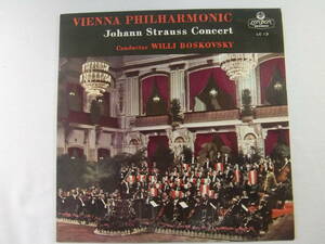 初期盤 Vienna Philharmonic Johann Strauss Concertウィーン・フィルハーモニー・ニュー・イヤー・コンサート / ウィリー・ボスコフスキー