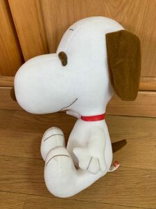 新品スヌーピーぬいぐるみ　ブラウン　茶色スヌーピー　レア　希少　入手困難　PEANUTS BIGぬいぐるみ タグ付き