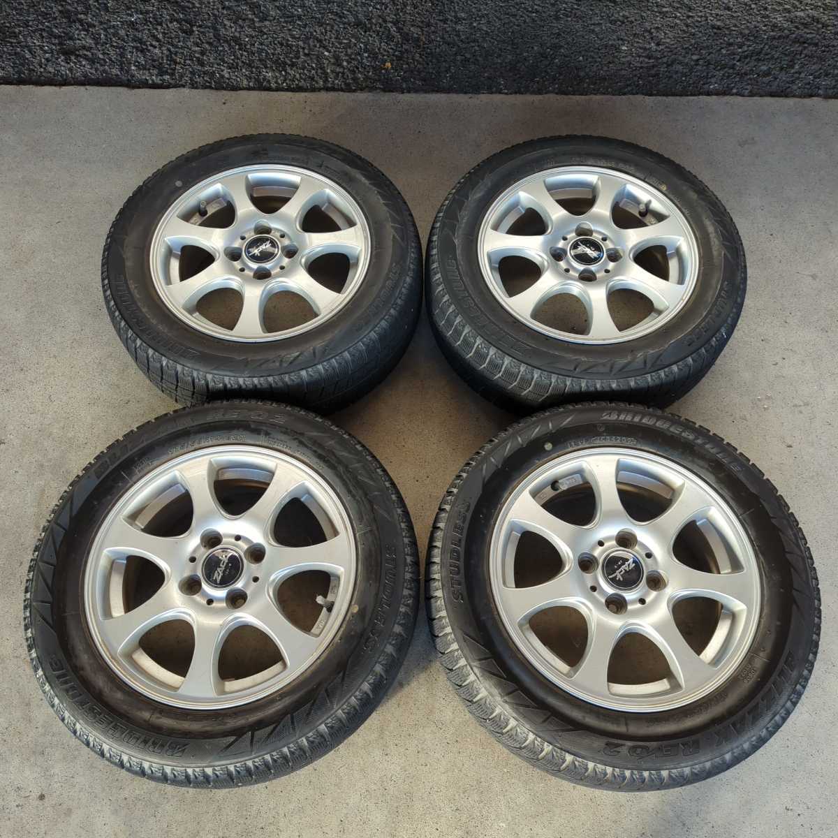 MS-702☆195/50R16 ブリヂストン スタッドレスアルミセット☆ レビュー