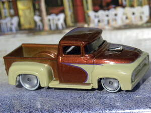 送料　220円～HW☆☆ルース '56 FORD PICK-UP METAL REAL RIDERS 56フォード　ピックアップトラック